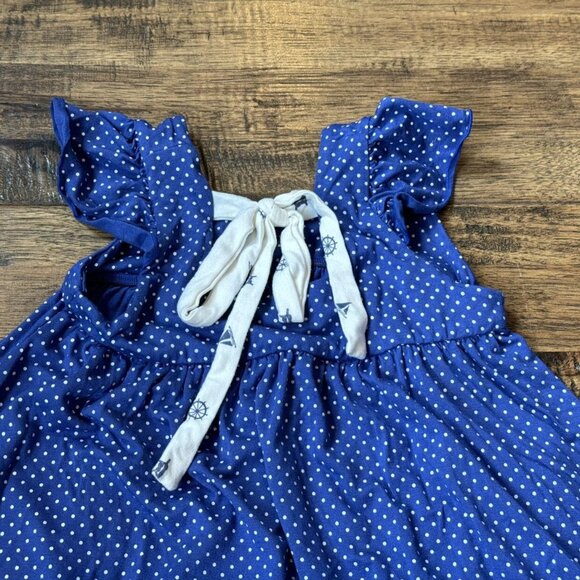 Omi Jo Nautical Dot Aunt Heart Tunic Set sz 5 - Picture 6 of 10